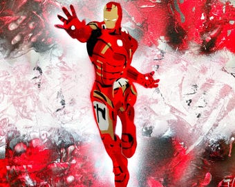 アイアンマン アベンジャーズ マーベル カラーポートレートアート