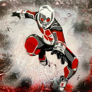 Ant-Man/ Ant Man/ Spray Paint Art/ Ant-Man Poster/ Ant-Man Gift/ avengers art