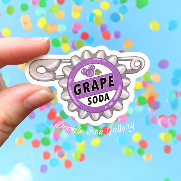 Grape Soda Sticker