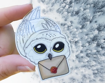 Magic Postal Owl Sticker