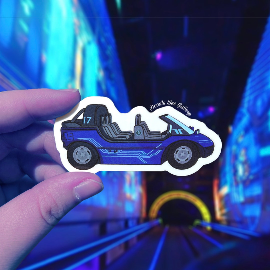 Test Track Ride Vehicle Sticker - Etsy