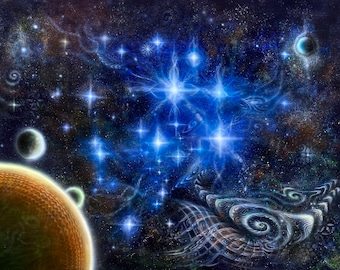 The Pleiades - Giclée Canvas Print
