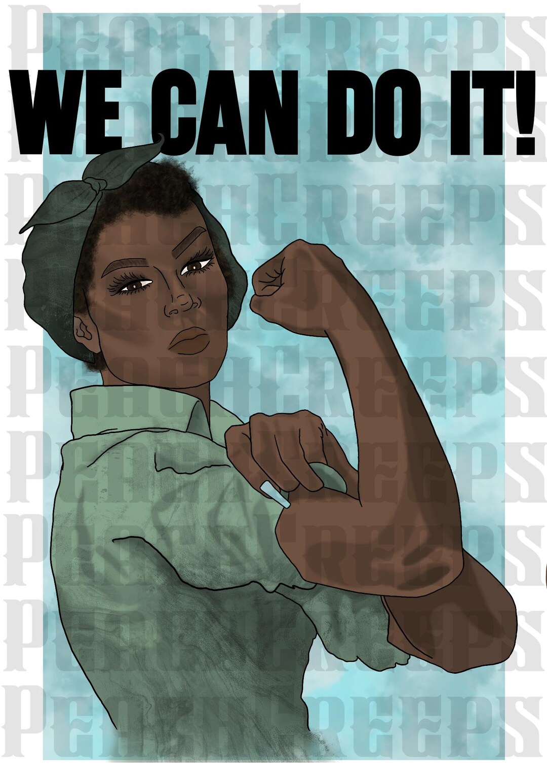 We Can Do It ~ Digital Print ~1522 X 2160px - Etsy
