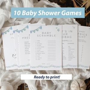 Imprimible Cielito Lindo Baby Shower Juegos Talavera Tema Baby Shower Papel Picado Mexicano 10 Juegos Paquete CL01