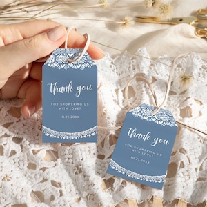 Etiquetas editables Cielito Lindo Baby Shower Favor Tema Talavera Etiquetas imprimibles Papel Picado Borde recortado mexicano