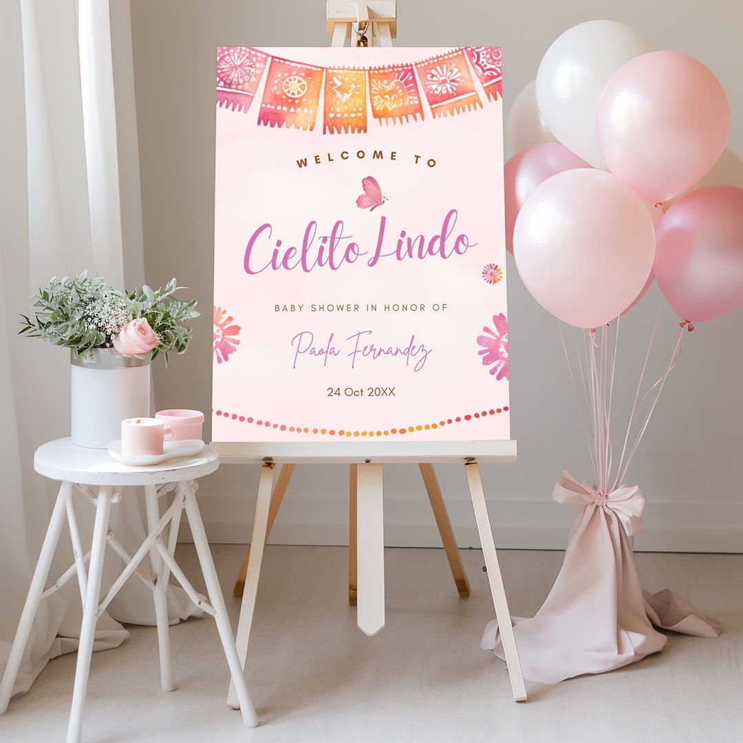 Complete Premium 31 PCS Baby Shower Decorations For Girls Pink Baby Shower D&eacute;cor