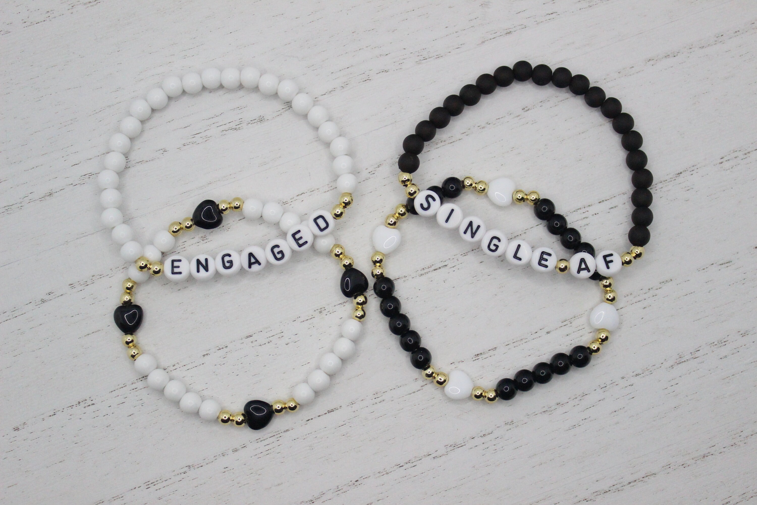 Bracciale Regolabile Con Perline Per Sposa – Braccialetto Per Addio Al Nubilato – Bomboniera Matrimonio – Accessorio Nozze - 4