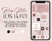 iOS14 Rose Gold Glitter Icon Pack | Rose Gold iPhone IOS14 App Icons Bundle | Aesthetic Home Screen | Widgetsmith 