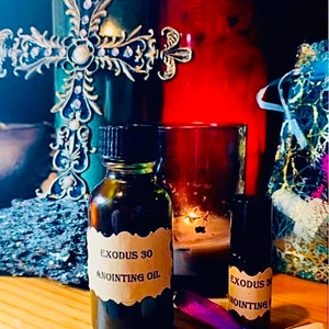 Anointing Oil | Holy Anointing Oil | Exodus 30 Anointing Oil | Organic | Ritual Oil | Bible | New Home | Religious Gift