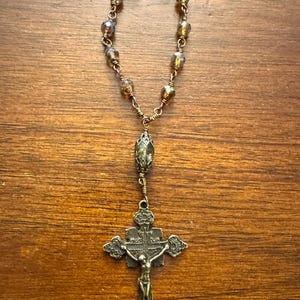 Handmade, Wire-Wrapped One Decade Rosary Chaplet