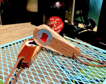 Magnetic Wooden Bottle Opener