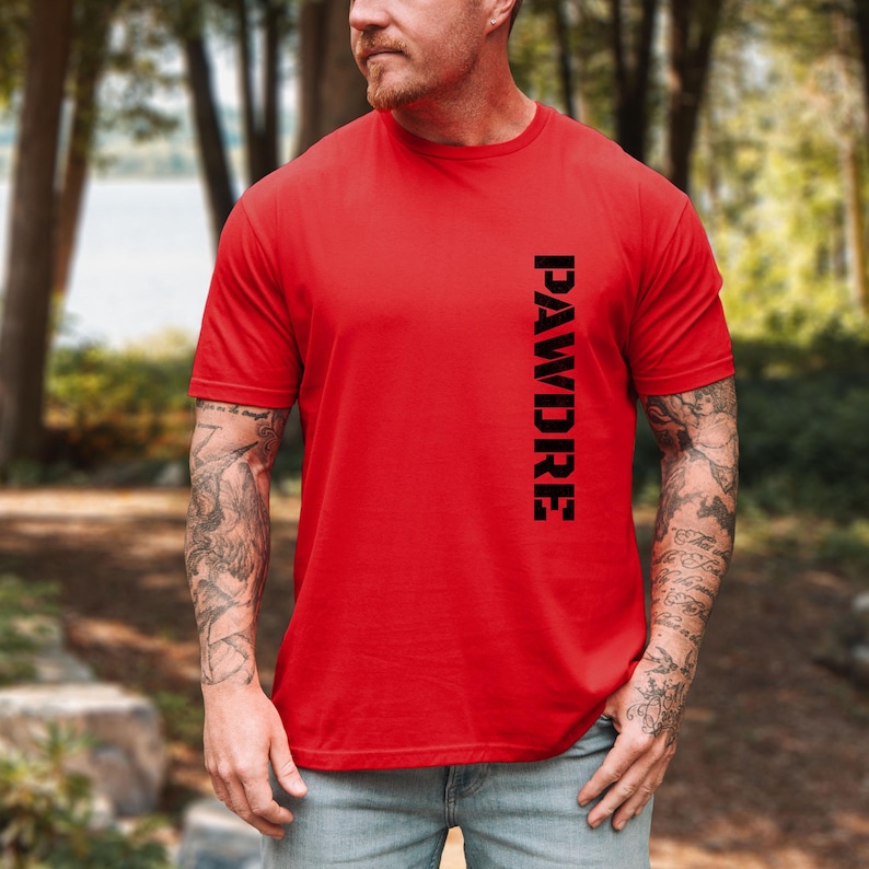 PAWDRE® Logo T-Shirt | Pet Dad Apparel image 1