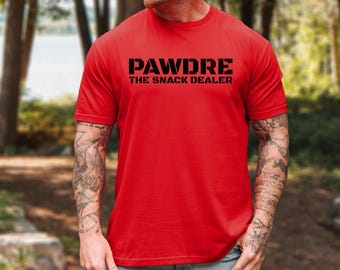 PAWDRE | The Snack Dealer Shirt | Funny Dog Dad Tee | Fathers Day Gift for Dog Lover | Christmas Gift for Pet Owner | Dog Treat Dealer Shirt