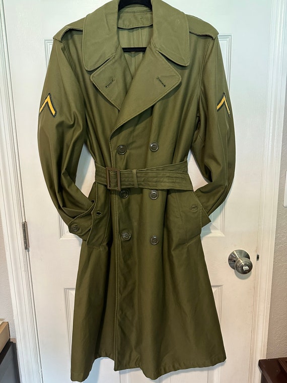 British army top trench coat