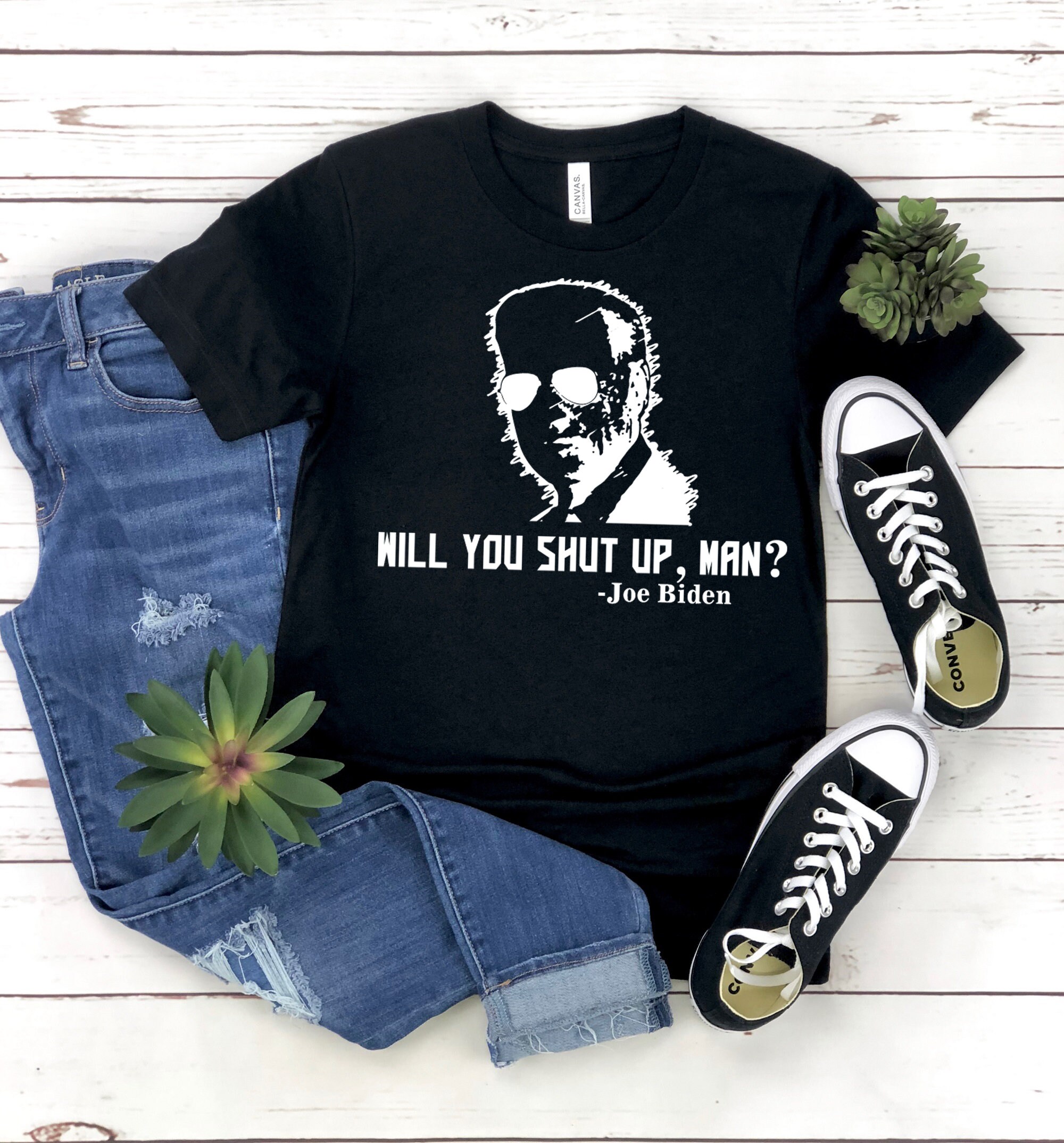 Will You Shut Up Man Shirt Joe Biden Shirt Biden Harris | Etsy