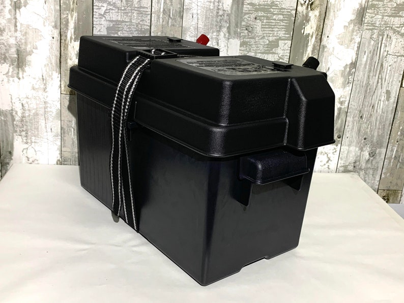 Trolling Motor Battery Box W/usb Charging Ports Cigarette Etsy