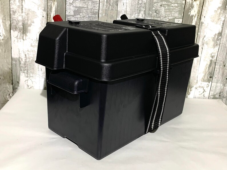 Trolling Motor Battery Box W/usb Charging Ports Cigarette Etsy