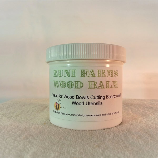 Zuni Farms Wood Balm 6 oz. for your wood bowls, platters, tool handles