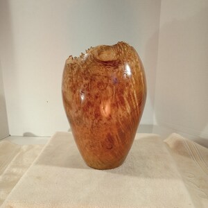 Myrtle Burl Hollow Form/Vase 10H x 6W image 3