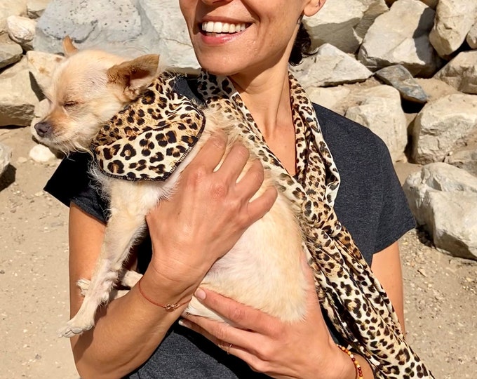 Leopard Print Scarf Soft and Cozy