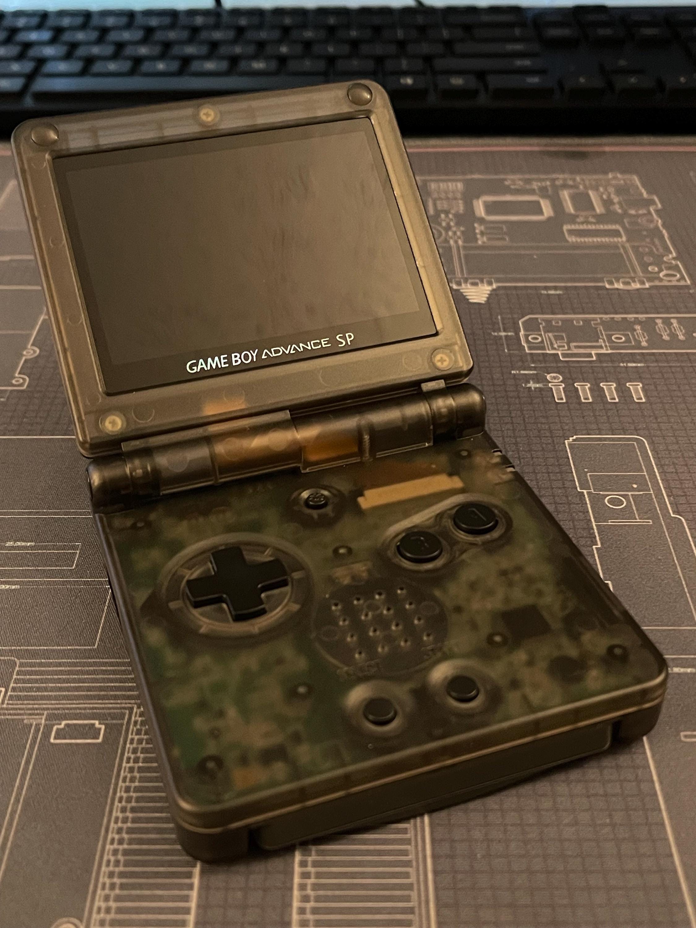 Gameboy Advance SP (modded) - Etsy