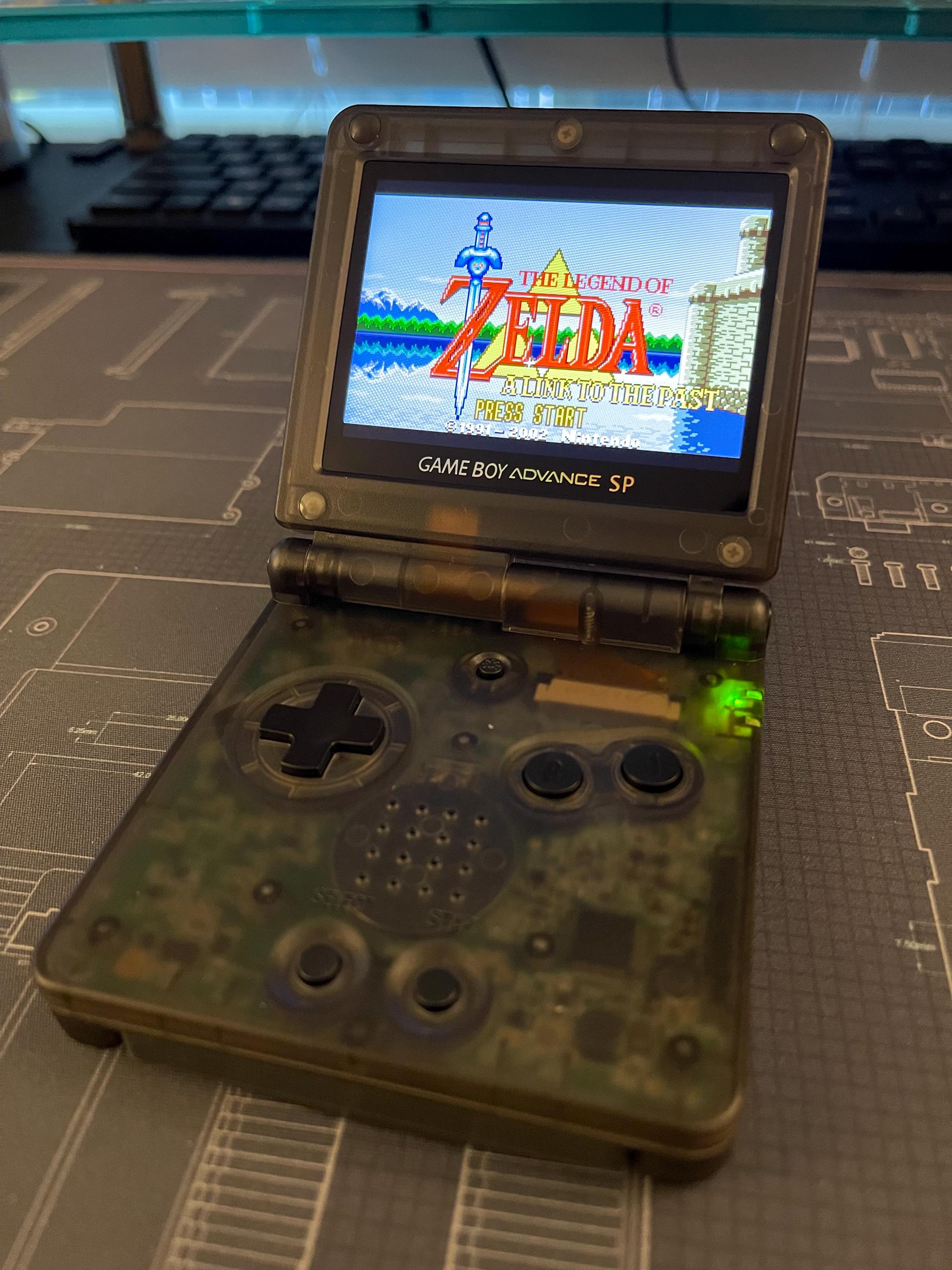 GBA The Legend Of Zelda: Ocarina Of Time Housing Shell – Replacement Cover For Game Boy Advance