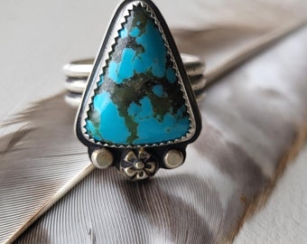 Triangle Turquoise & Silver