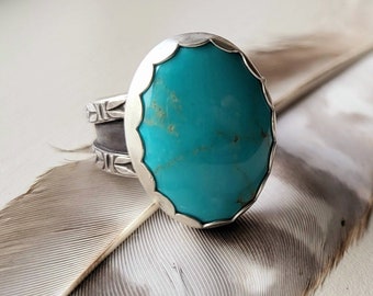 Turquoise Spring Ring