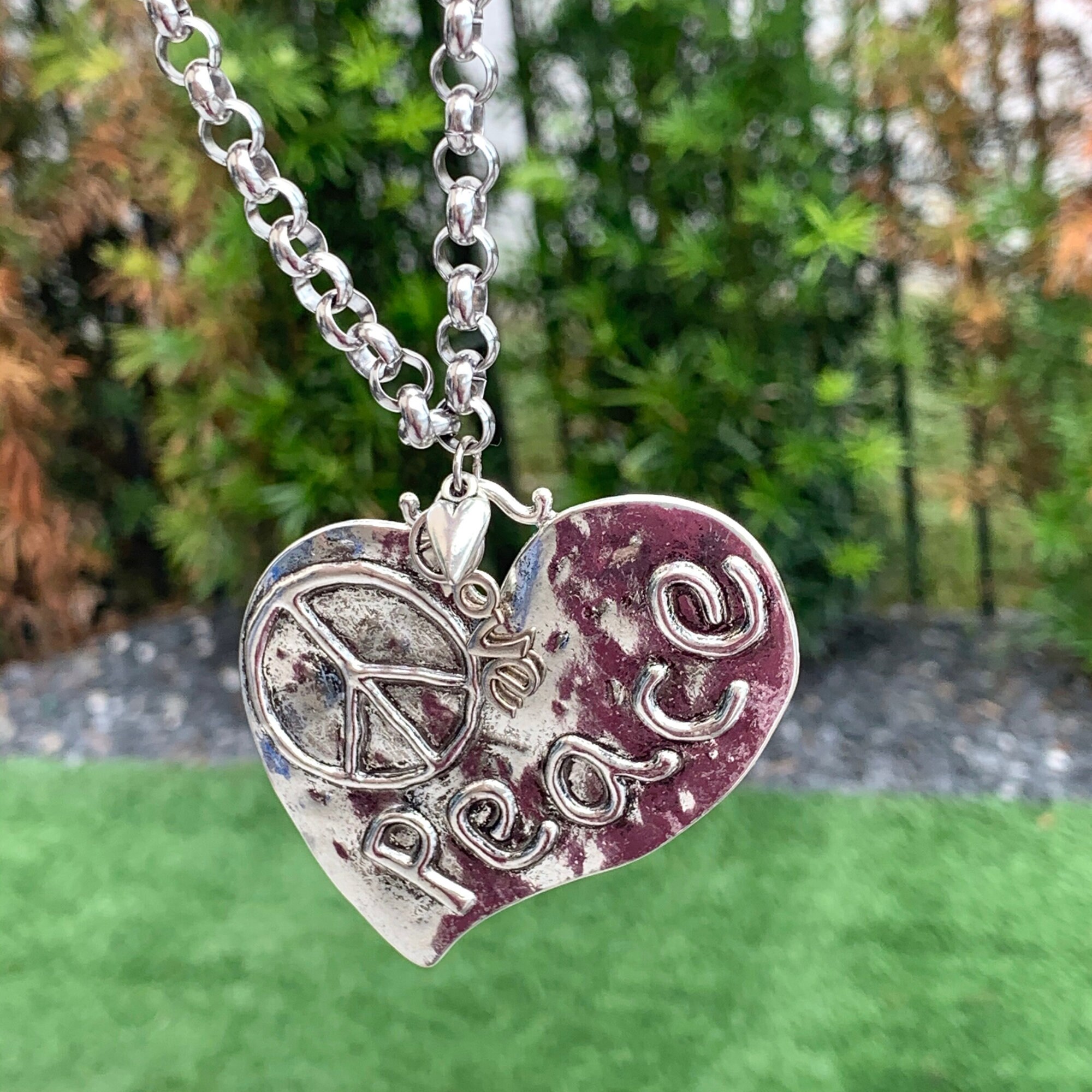 heartbeat necklace etsy heartbeat necklace etsy