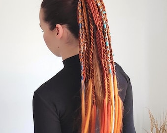 Nodzoku Loop.”Braid” #ORANGE Nodzoku Loop.”Braid” #ORANGE