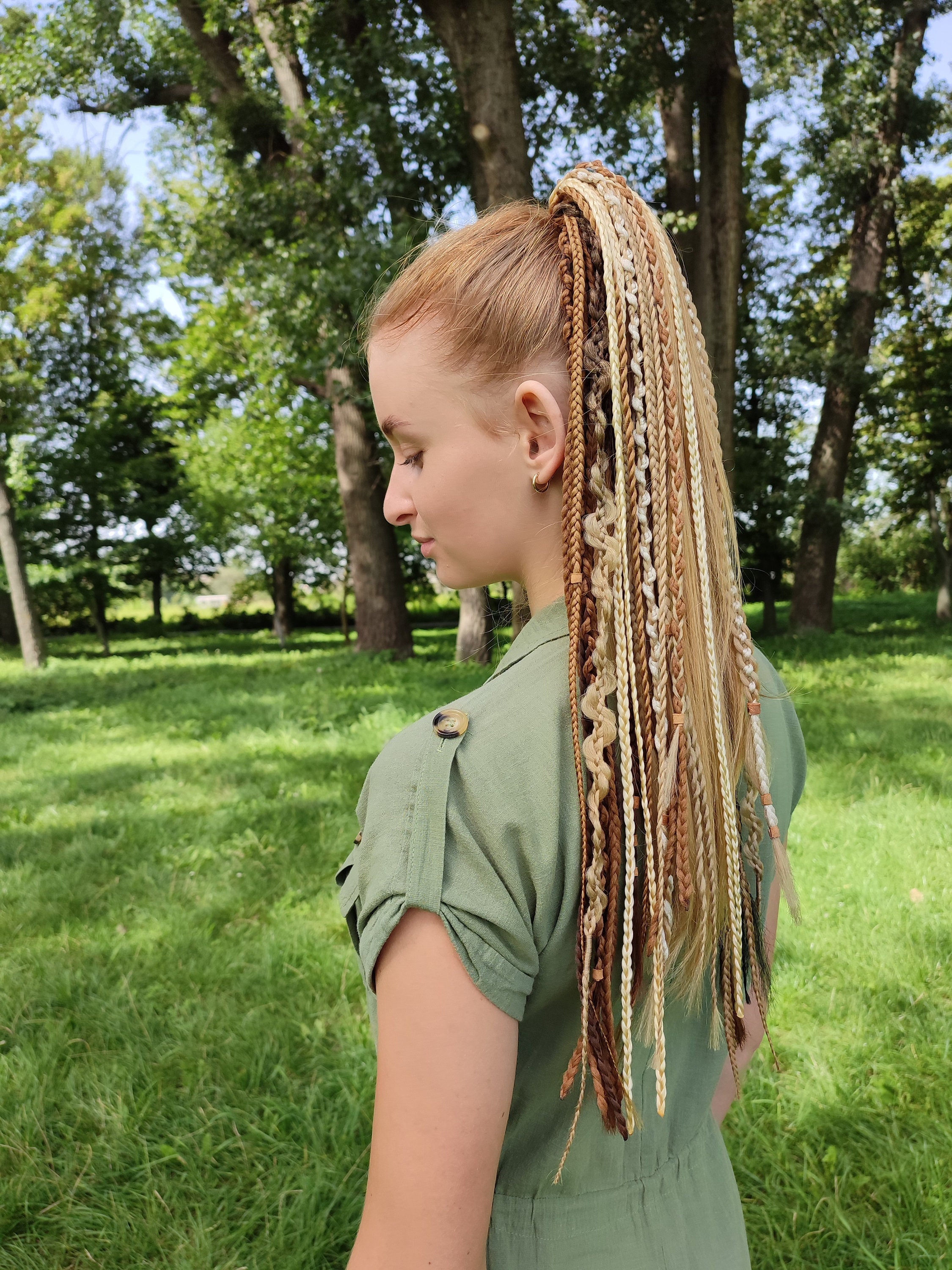 Toxic Love- Green Mix Yellow and Black Hair Falls Temporary Goth Festival Rave Braids Ponytail Hair Tie Extensions- Made to Order .br Toxic Love- Green Mix Yellow and Black Hair Falls Temporary Goth Festival Rave Braids Ponytail Hair Tie Extensions- Made to Order .br