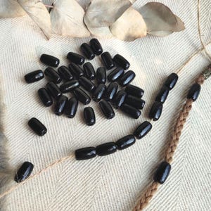 Ovale Holzperlen Zum Basteln – 40 Stück, 17x14 Mm Mit 5 Mm Loch, Naturbelassen