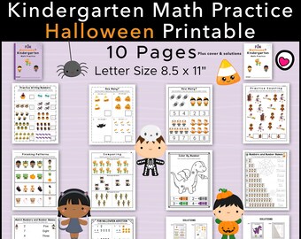 Math Worksheet - Etsy Australia
