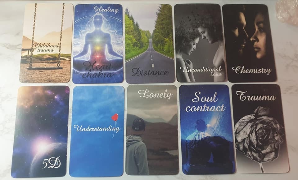 TWIN FLAME Oracle Cards Etsy