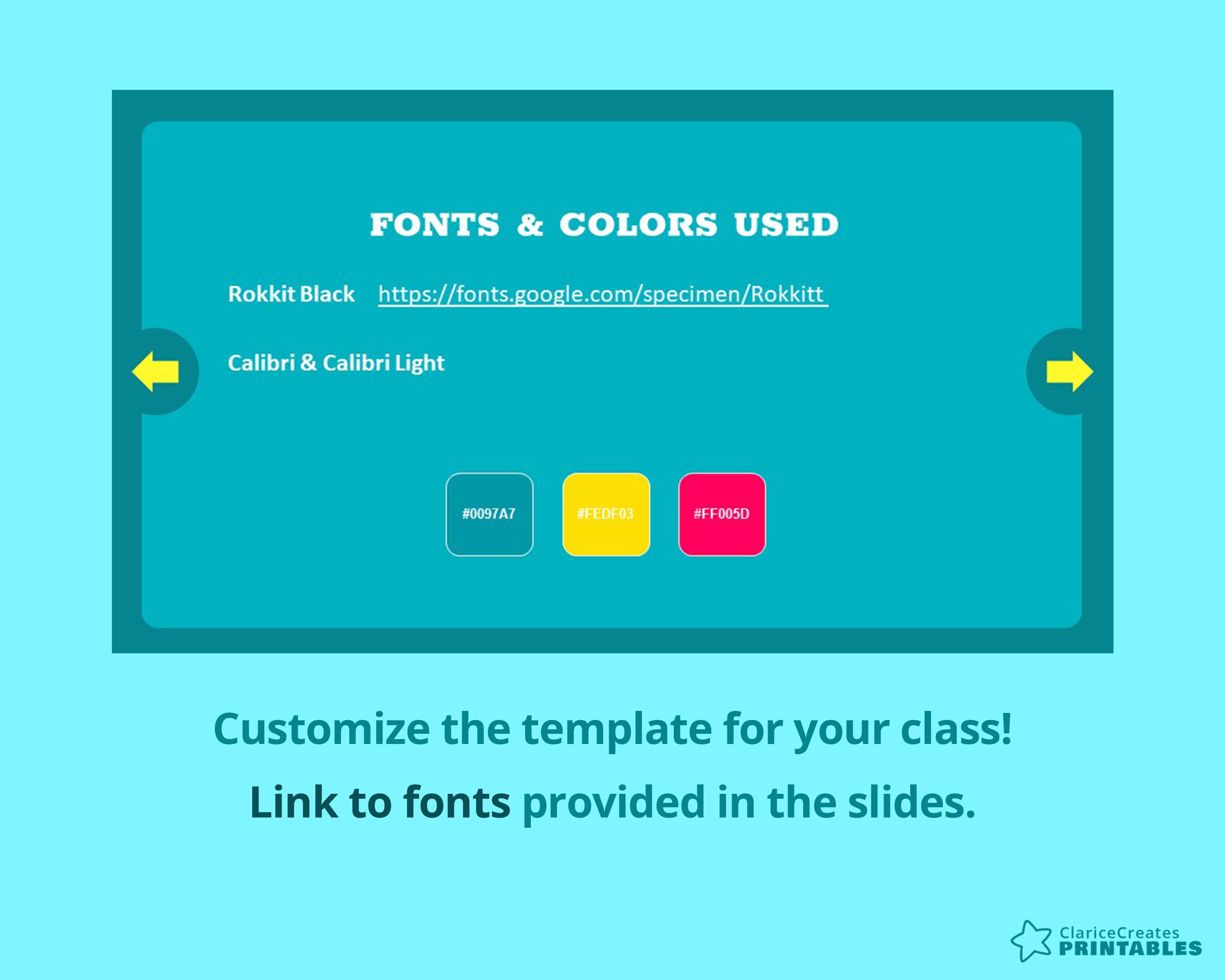 Math Class Presentation Template - Editable Slides Powerpoint ...