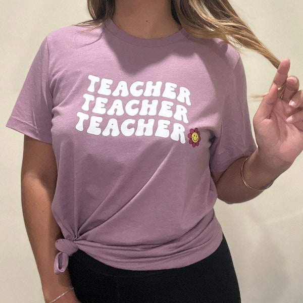 Teacher T shirt, Preschool, K-12th Teacher, Retro Tee, Teacher Appreciation Gifts
