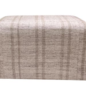 Stripe Kilim Ottoman Bench