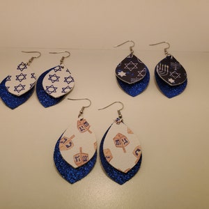 Hanukkah Earrigs