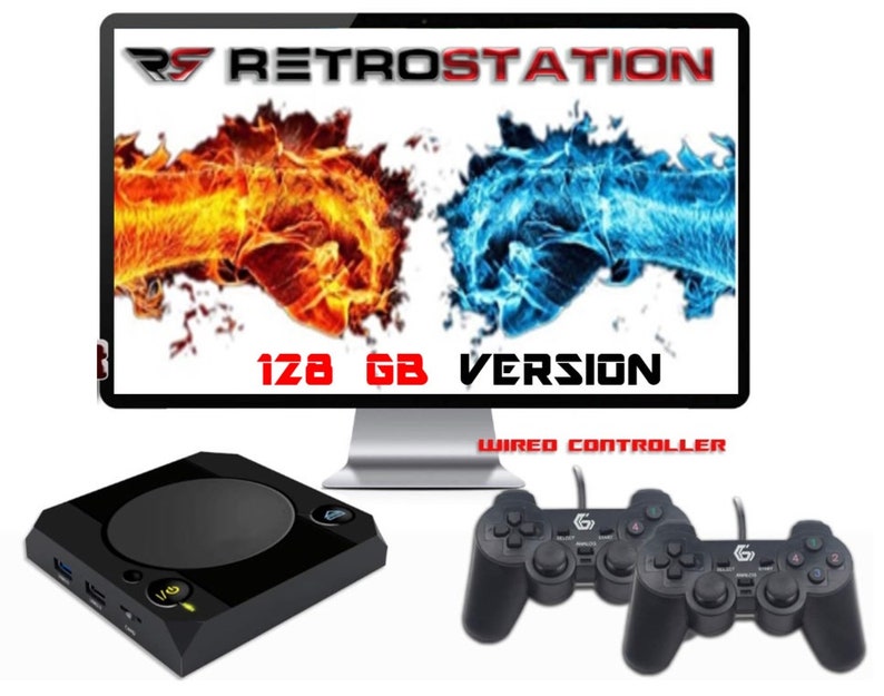 Retro Console Retrostation 14K With 16500 or 34000 Games Etsy