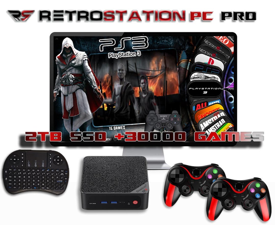 RETROSTATION PC PRO Best Retro Console and Pc 2 in 1 Retro Gaming Dream