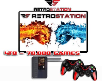 RETROSTATION PC4U – Retro PC - Retro Tv Game Console Video Retro Games - Retro Console