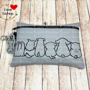 Zipper Bag 3 Sizes in the Hoop Plus Zipper Tag Embroidery File, Dog Paws and Bones Embroidery Design, Belt Bag ITH Bonebag, Bone Bag - Etsy Zipper Bag 3 Sizes in the Hoop Plus Zipper Tag Embroidery File, Dog Paws and Bones Embroidery Design, Belt Bag ITH Bonebag, Bone Bag - Etsy