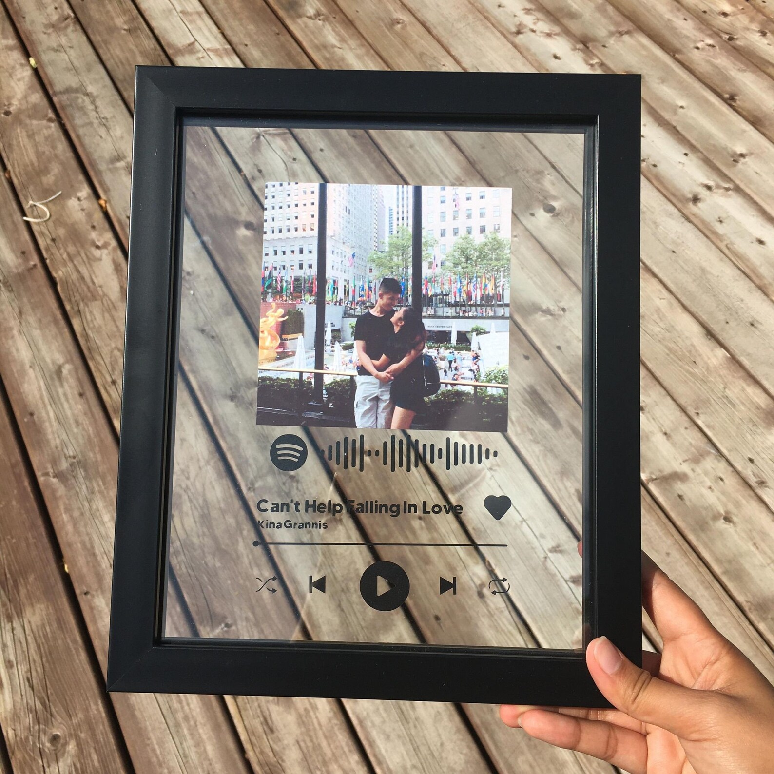 Custom Glass Music Plaque Spotify Music Glass Sheet Etsy