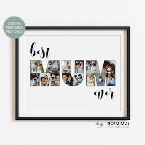 Custom Photo Collage Mum Gifts, Personalized Gifts for Mom, Personalized Photo Mother Gift, Custom Photo Gift for Mom, Gift for Mother