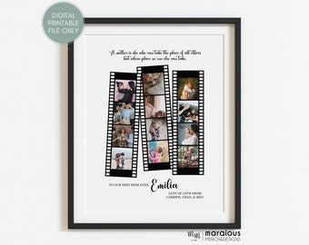 Personalized Gifts for Mom from Daughter, Custom Gift for Mom Picture Collage, Mother Gift Custom Photo Collage, Personalized Photo Mom Gift