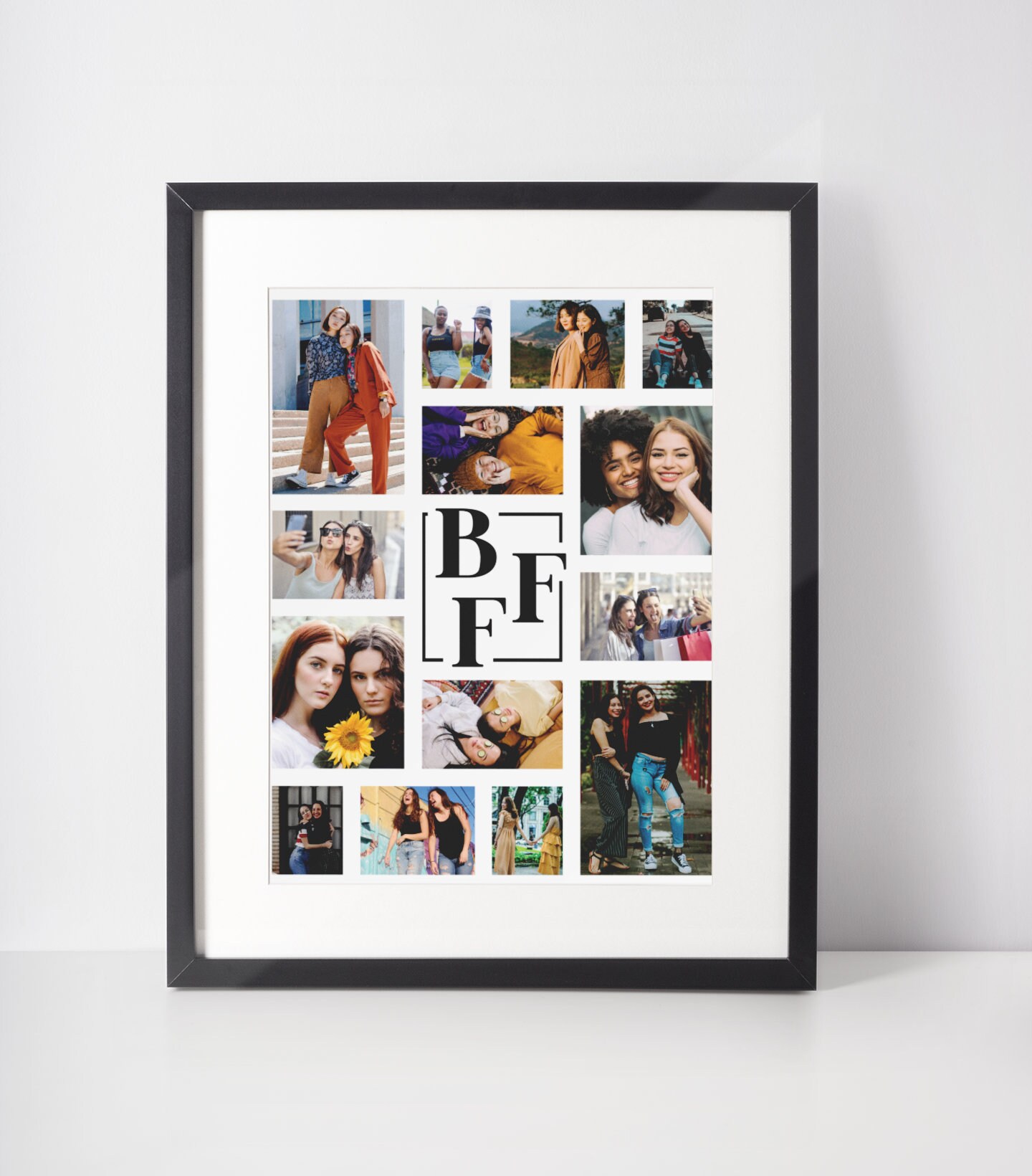 BFF Custom Photo Collage Personalized BFF gift Digital Gift Etsy