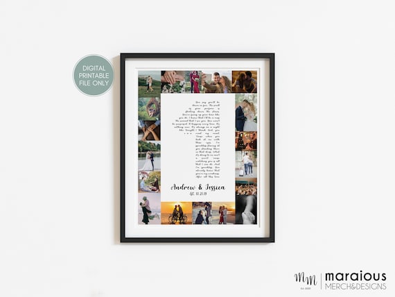 Regalo personalizado de aniversario de 10 años para esposo Regalos de  aniversario de 10 años para parejas Regalo de collage de fotos de  aniversario de boda de 10 años para él -  México