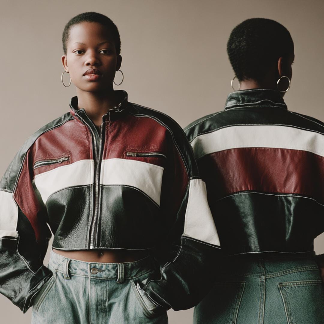 80s Leather Bomber - Etsy