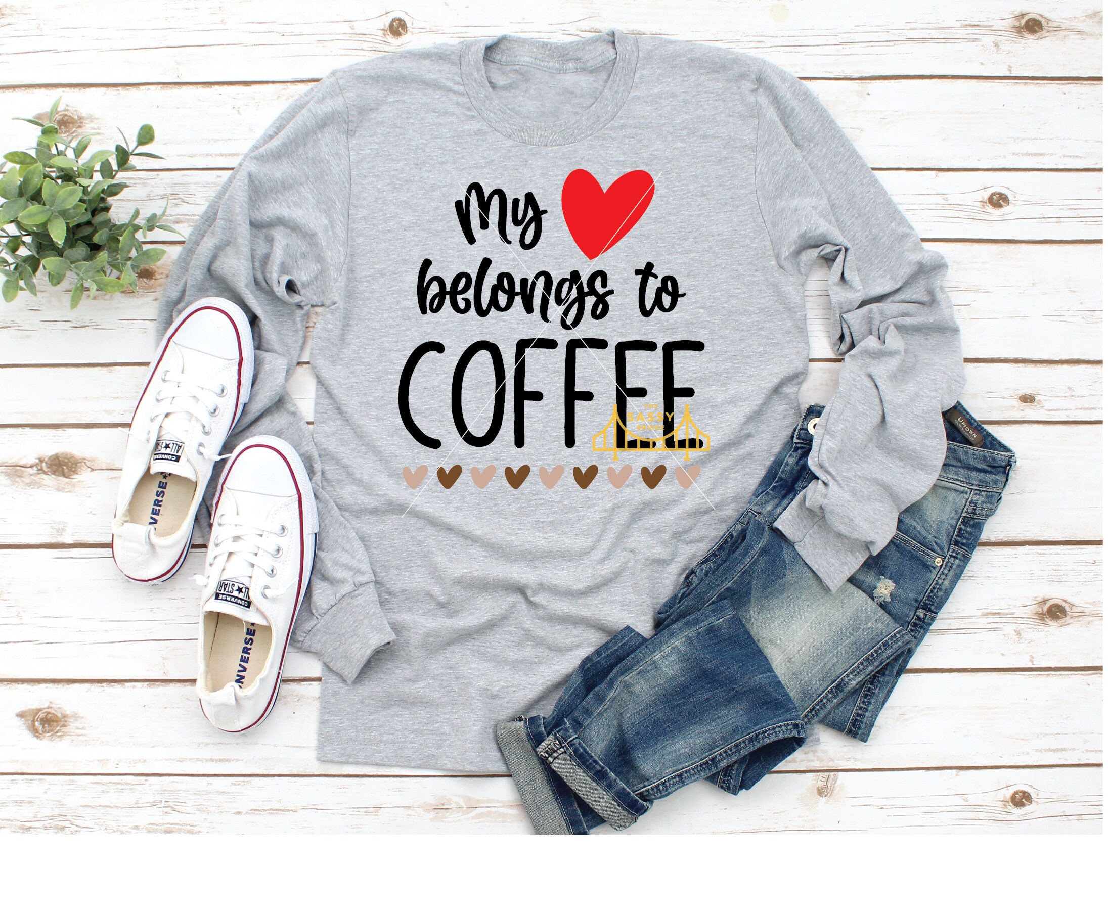 Download My Heart Belongs to Coffee SVG Valentine Galentine Cupid | Etsy