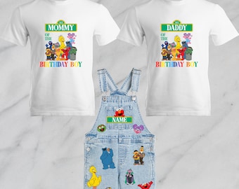 Customizable Overalls & Parent Shirts Bundle! - ANY Theme